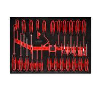 KS Tools Jeu de tournevis dans insert en mousse, 24 pcs KS Tools Quantité:1