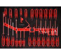 KS Tools Jeu de tournevis dans insert en mousse, 24 pcs KS Tools Quantité:1