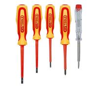 KS Tools Jeu de tournevis ERGOTORQUE VDE, PH+fente, 5 pzs. Quantité:1