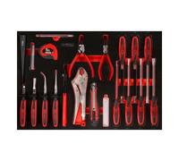 KS Tools Jeu de tournevis et pinces dans insert en mousse, 32 pcs KS Tools Quantité:1