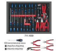 KS TOOLS Jeu d'outils 711.1059 390mm 564mm 35mm