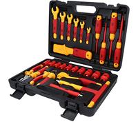 KS TOOLS Jeu d'outils isolés pour véhicules hybrides et électriques, 26 pièces 117.1895