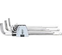KS TOOLS Jeu d'outils pour tournevis d'angle à tête sphérique à six pans creux 964.0520