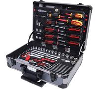 KS Tools – Jeu d'outils universel 911.0630 – 130 pièces 1/4" et 1/2" – en coffret