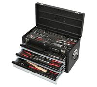 KS Tools Jeu d'outils universel 1/4"+3/8" CHROMEplus, 99 pces, 918.0250