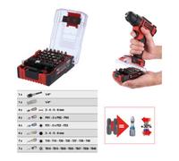 KS Tools Kit d’embouts TORSIONpower 1/4" aux couleurs de la visseuse sans fil eMONSTER KS Tools 32 pcs Quantité:1