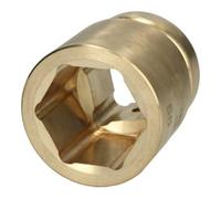 KS Tools 1.1/2" BRONZEplus Douille, 6 pans, 90 mm - 963.0008