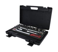 KS Tools KS Tools 1/2" CHROMEplus Coffret de douilles, 22 pcs. Quantité:1