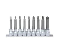 KS Tools KS Tools 1/2" Jeu de douilles RIBE CHROMEplus, longues, 9 pcs. M5-M14, percé Quantité:1