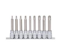 KS Tools 911.1630 Jeu de douilles tournevis Ribe percé 1/2" 110 mm 9 pièces