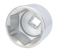 KS Tools Douille hexagonale 1" courte 77 mm (911.1077) Chrome-Vanadium finition satinée