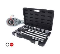 KS TOOLS Jeu de douilles 3/4", 21 pces ( 911.0722 )