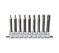 KS TOOLS Jeu de douilles à embout 3/8" CHROMEplus TX perçage long 9 pces TB20-TB60 918