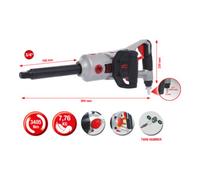 KS Tools KS Tools hoc pneumatique haute performance superMONSTER 3/4", 3405 Nm, 504 mm Quantité:1