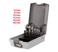 KS Tools KS Tools Coffret de forets aléseurs HSS Co 90°, 6 pcs, en box PVC Quantité:1