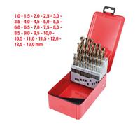 KS Tools KS Tools Coffret de forets HSS-G Co 5, en box métal, 25 pcs., 1-13mm Quantité:1