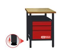 KS Tools KS Tools Etabli d'atelier 3 tiroirs 840x600x600mm Quantité:1
