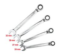 KS Tools KS Tools GEARplus Jeu de clés à cliquet à anneau, réversible, 4 pcs. Quantité:1