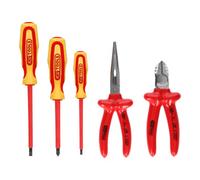 KS Tools KS Tools Jeu de pinces et tournevis ERGOTORQUE VDE, 5 pcs. variante 2 Quantité:1