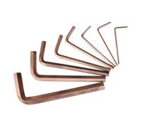 BRONZEplus Jeu de clés mâles coudées pour vis à six pans creux, longues, 8 pces