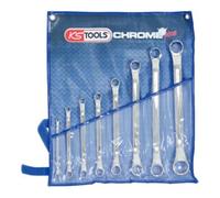 KS Tools KS Tools Jeux de clés polygonales têtes contre-coudées CHROMEplus, 8 pcs. Quantité:1