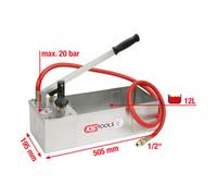 KS Tools KS Tools Pompe d'épreuve, Inox, 12 litres Quantité:1
