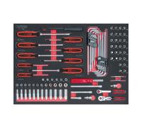 KS TOOLS SCS 1/4" Jeu de clés à douilles 95 pces en 1/1 système 711.1095