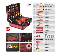 KS Tools KS Tools Set d'outils isolés pour véhicules électriques et hybrides, 43 pcs. Quantité:1