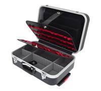 KS Tools Mallette rigide ABS 850.0530 - trolley télescopique, 2 panneaux amovibles, noir