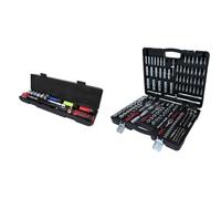 KS TOOLS Llave Dinamométrica Con Bolsillo, 11 pzs & 917.0795 - Caisse à Outils Complète en Coffret Douille de 1/4", 3/8" et 1/2"