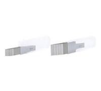 KS TOOLS Lot de 10 Lames Droites 12 mm et Jeu de 10 Lames obliques KS 20 mm