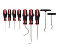 KS Tools Lot de faucilles & crochets 9 pièces