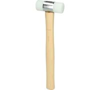 KS TOOLS Maillet à embout nylon 200g - tête Ø28mm - avec manche frêne galbé Multicolore