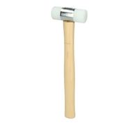 KS Tools Maillet 140.5211 - embout nylon 200 g, tête 28 mm, manche frêne galbé