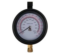 KS TOOLS Manomètre Ø 100,0 mm 0 - 10 bar avec raccord rapide 1/4" - 150.2326