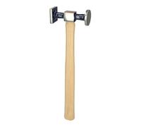KS Tools - Marteau débosseleur 140.2133 - tête ronde/carrée 325 mm, acier poli, manche hickory