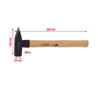 KS Tools Marteau de mécanicien manche Hickory, 800 g Quantité:1
