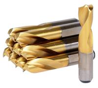KS Tools Mèches à souder 332.0809 HSSE‑TiN Ø 8 mm, paquet de 10