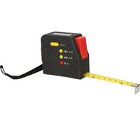 KS TOOLS Mètre à ruban électrique, blocage, clip ceinture, 5 m, 19 mm 300.1111