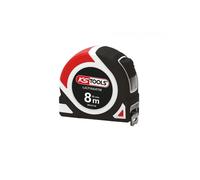 KS Tools – Mètre ruban ULTIMATE 302.0134 – Bi-matière 8 m x 25 mm, enrouleur & arrêt auto