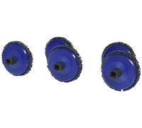 KS TOOLS Meuleuse de moyeu de roue Jeu de disques de rechange A˜ 105 mm 5 pces 100.4037