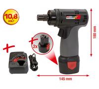 KS Tools Meuleuse sans fil haute performance, 22 000 tr/min 10,8V, avec 2 batteries et 1 chargeur