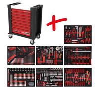 KS Tools Performanceplus Jeu de servantes d'atelier P10 avec 397 outils