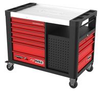 KS TOOLS PERFORMANCEplus P35 NOIR/ROUGE Servante d'atelier avec 12 tiroirs - 873.5008