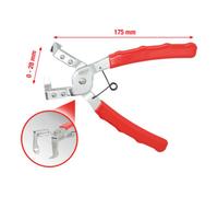 KS Tools 911.8182 Pince à clip, coudée