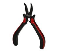 KS Tools Pince électronique 500.7022 Bec demi-rond coudé à 45° 130 mm Noir/Rouge
