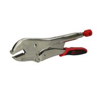 KS Tools Pince étau à bec droit avec système d‘ouverture / fermeture facile,50mm,L=250mm Quantité:1