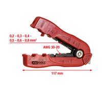 KS Tools Pince à dénuder 115.1251 multifonction pour conducteurs 0,20 à 0,80 mm²