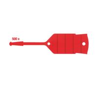 KS Tools Porte-clés avec boucle, rouge, pack de 500 Quantité:1