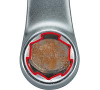 KS TOOLS RESCUEpower Clé polygonale double à moyeu déporté 16x17 mm - 517.1562